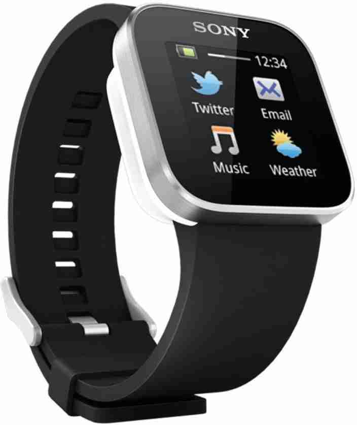 SONY Smart Watch (Silver, Black) Smartwatch Price in India - Buy