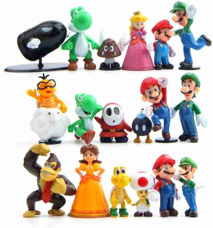 smart anime buy Super Mario Bros. Set Of 18 Pcs. Mario, Luigi