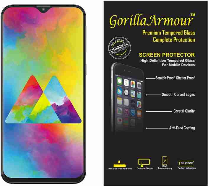 Gorilla Armour Tempered Glass Guard for Samsung Galaxy M20