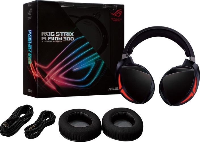 ASUS Strix Fusion 300 Virtual 7.1 LED Gaming Wired Gaming