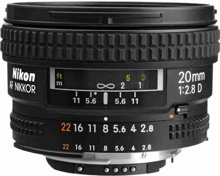 Nikon AF Nikkor 20mm F2.8 レンズ Nikon AF Nikkor 20mm F/2.8D Prime Lens for Nikon DSLR Camera