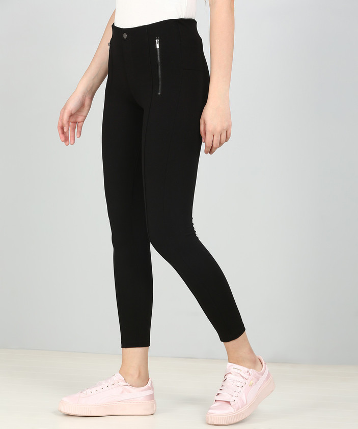 Kraus Jeans Kraus Buy Treggings Online Kraus Jeans Black Tregging
