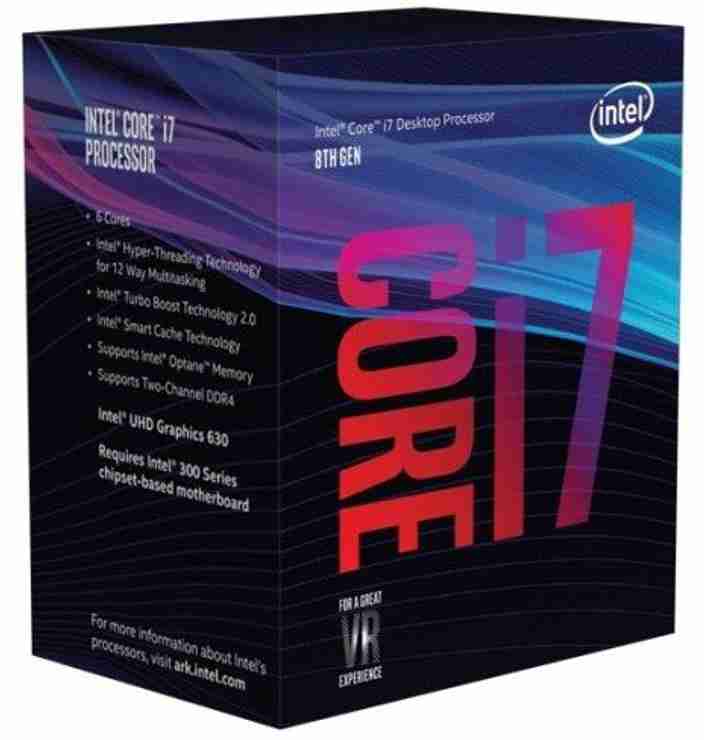 i7-8700セット Intel 8 gen core i7 - 8700/ 3.2 Ghz /12MB cache memory- ORIGINAL