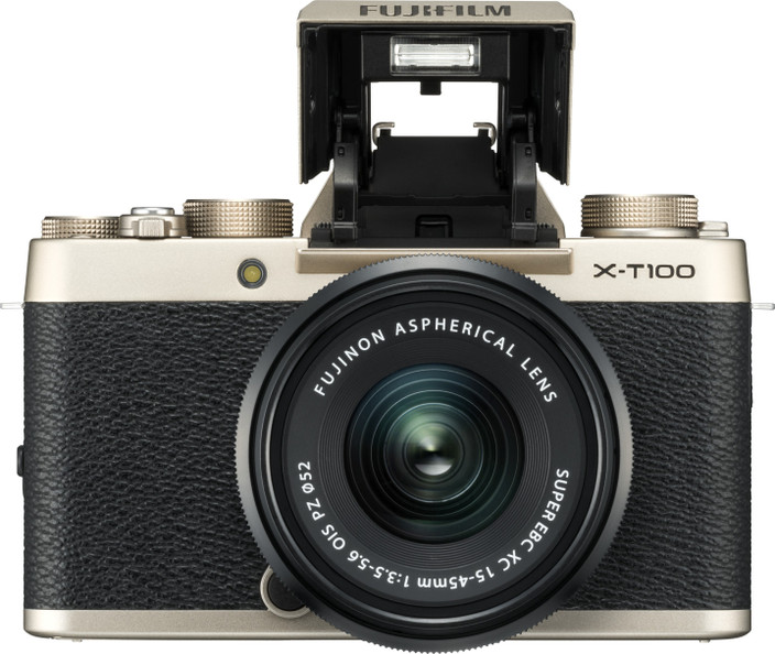 Camera Xt100 Kit Lens Fujifilm X-T100 Mirrorless Camera Silver W