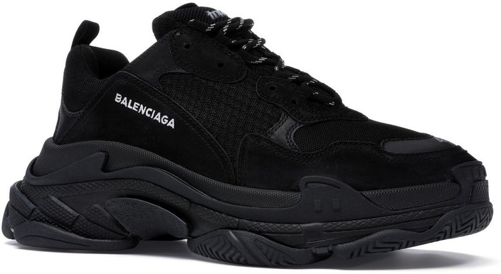 Balenciaga TripleS Triple Black (2018 Reissue) (Nondistressed)