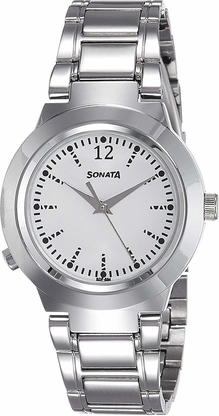 Stainless Steel Sonata Act Safety Watch SONATA NK90057SM01 Safety