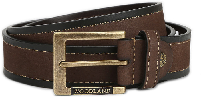 Genuine Leather Woodland Leather Belts WOODLAND Men Brown, Black