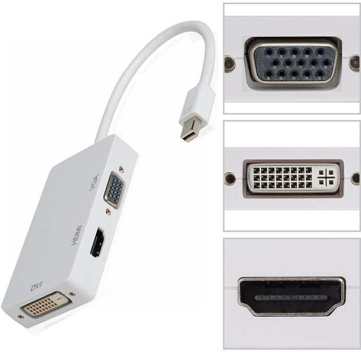Kabel Dvi Hdmi Dvi Adaptador Tobo TV-out Cable Mini DisplayPort - Main Image