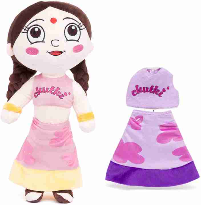 CHHOTA BHEEM Chutki Plush Toy pink dress 33 cm Chutki Plush
