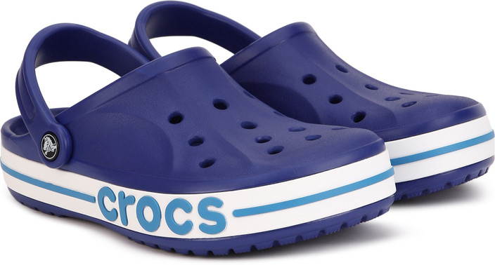 crocs men blue clogs