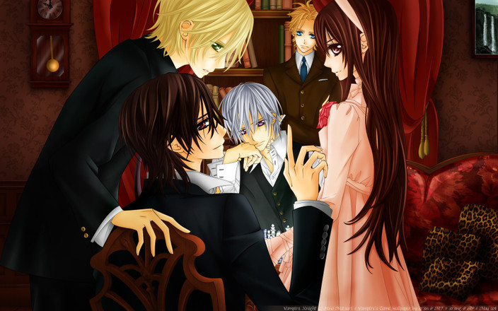 Kaname。 Athah Anime Vampire Knight Zero Kiryu Yuki Cross Yuki Kuran