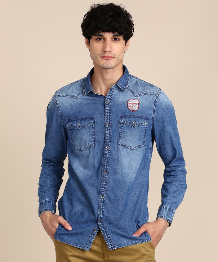 Indiamart Denim Shirts For Men H Denim Shirt For Men Flipkart