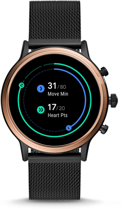 Julianna Hr Fossil Smartwatch Stainless Steel Band FOSSIL