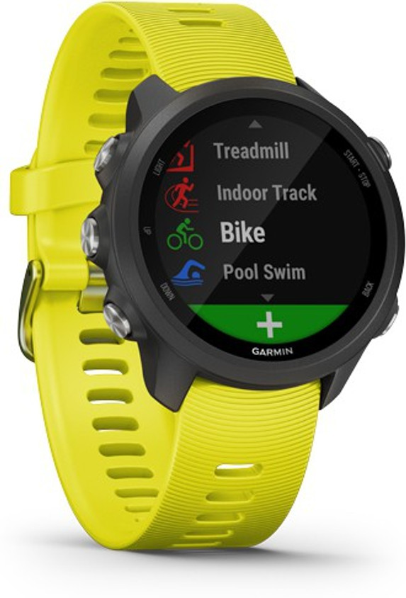 その他 GARMIN - GARMIN FOREATHLETE 245 YELLOW Garmin Forerunner 245, GPS Running Smartwatch with Advanced