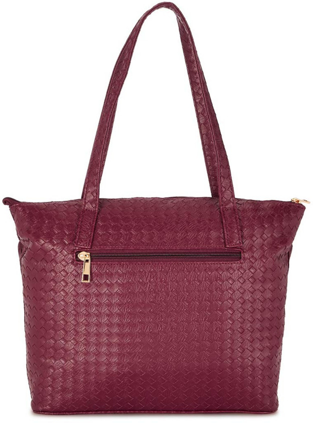 Caprese Maroon Tote Bag Buy Caprese Women Maroon Hand-held Bag