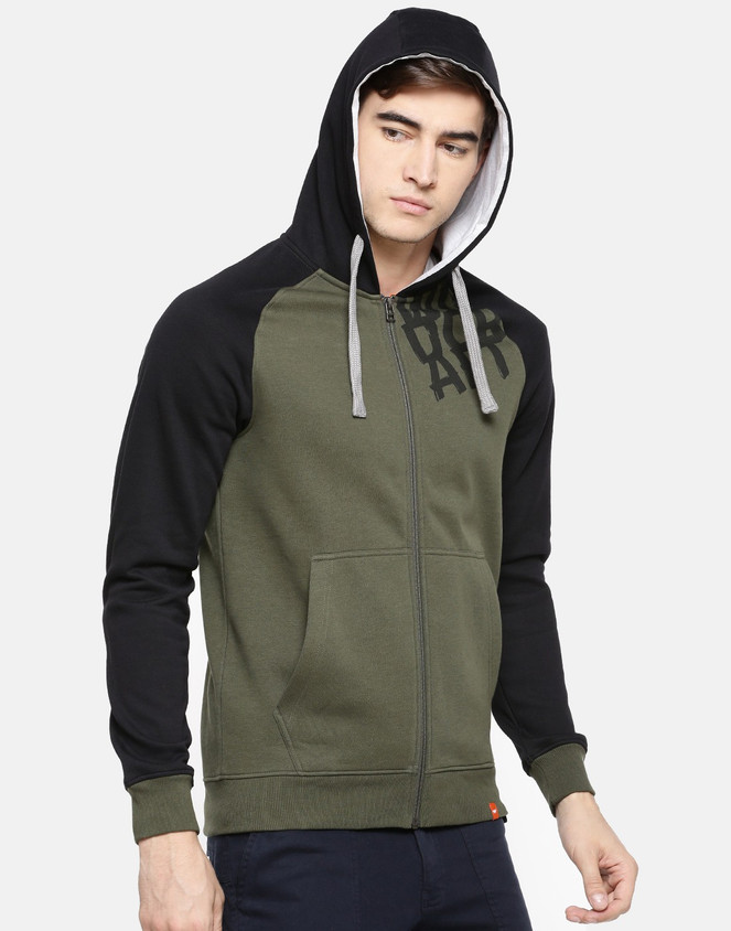 Mens Hoodies Wildcraft Pullover Men Zipper Hoodie Sweatshirt Blue