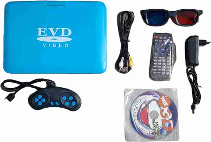 VK MART 9.8 Portable Evd/Dvd Player With Tv Player 9.8 inch DVD