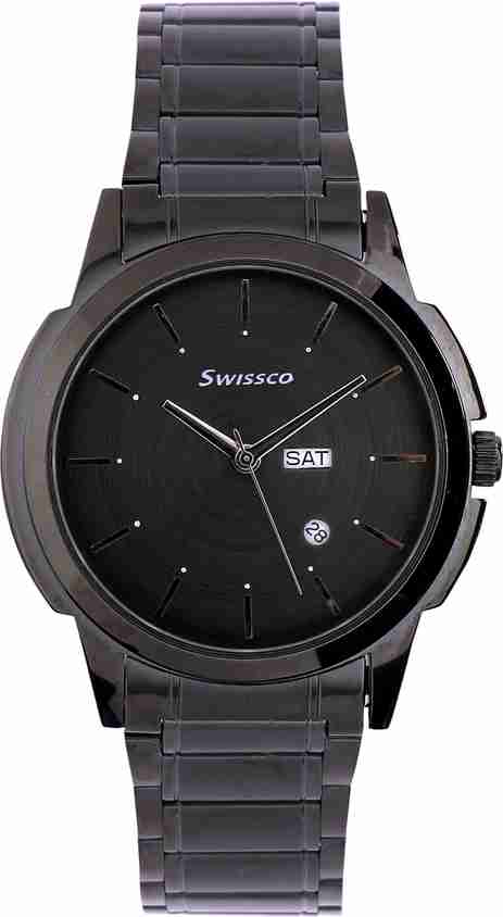 black-dial-stylish-black-chain