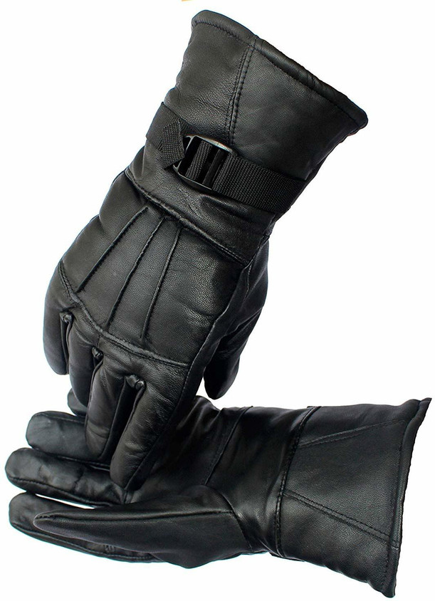 AlexVyan Special Leather Air Proof Warm Winter Gloves Motorcycle