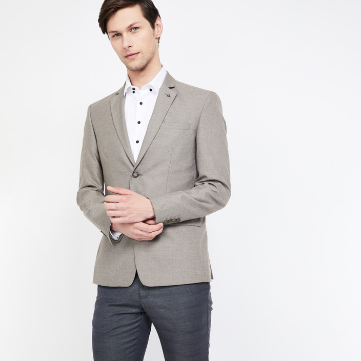 CODE by Lifestyle Solid Single Breasted Casual Men Blazer