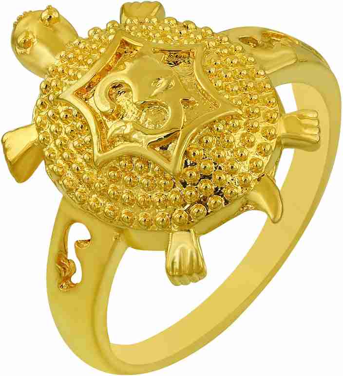 Flipkart Tortoise Ring To Wear In Which Finger Memoir Gold Plated