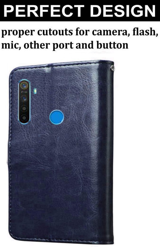Spicesun Flip Cover for Realme 5, Realme 5s, Realme 5i Spicesun