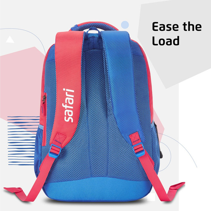 Safari Blue And Red Backpack Genius By Safari Astro 23L Blue