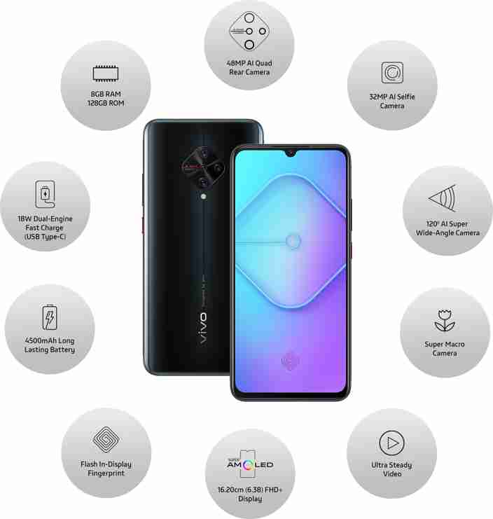 vivo S1 Pro ( 128 GB Storage, 8 GB RAM ) Online at Best