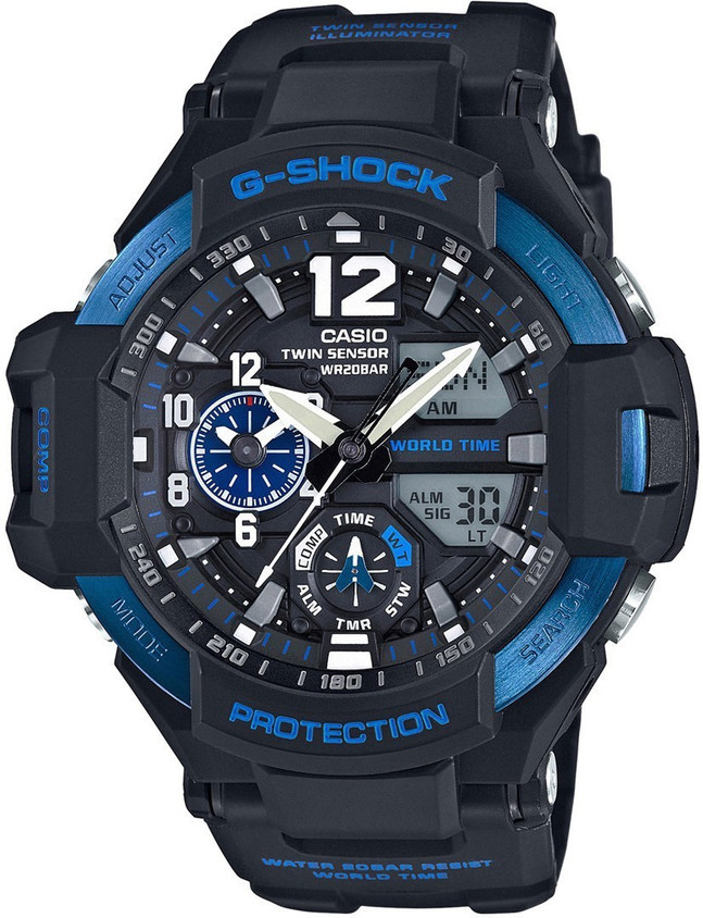 Mud Resist G Shock Wr20bar Twin Sensor GA-1000-1A CASIO