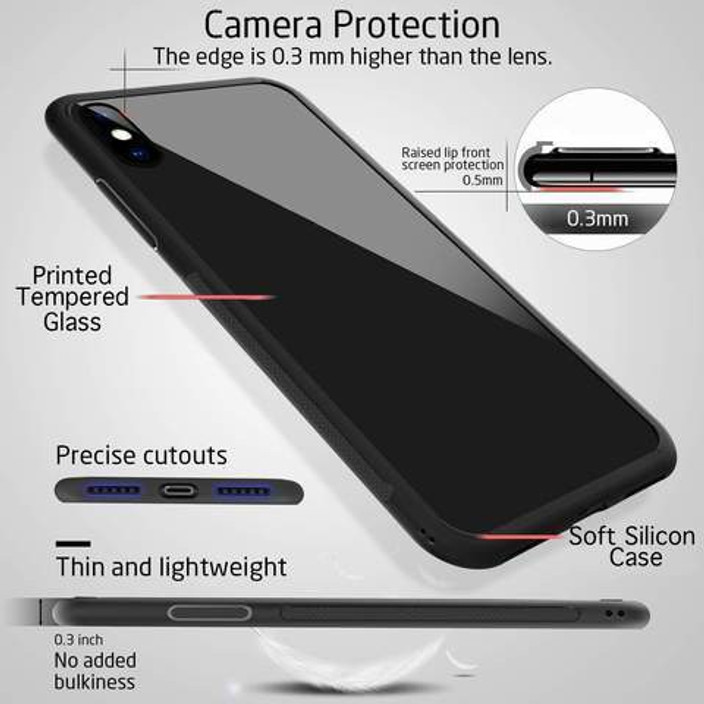 Qrioh Gorilla Glass Oneplus QRIOH Glass Back Cover For OnePlus