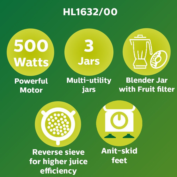 philips juicer mixer grinder hl1632