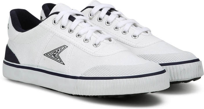 School Shoes Price White Canvas Shoes Bata POWER By Bata MATCH - Main Image
