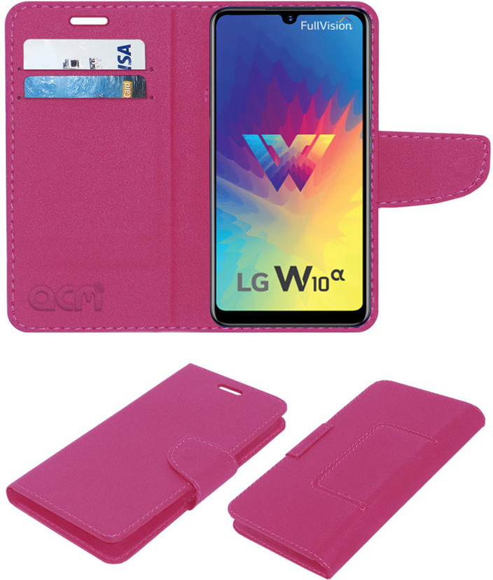 Lg W10 Lg Flip Phone Case For LG W10 Tricolor Stitching Horizontal