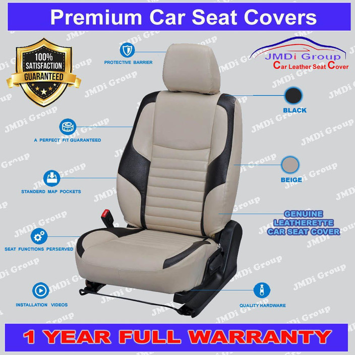 Luxury Premium Leatherette Car Seat Cover For Tata Tiago Price in