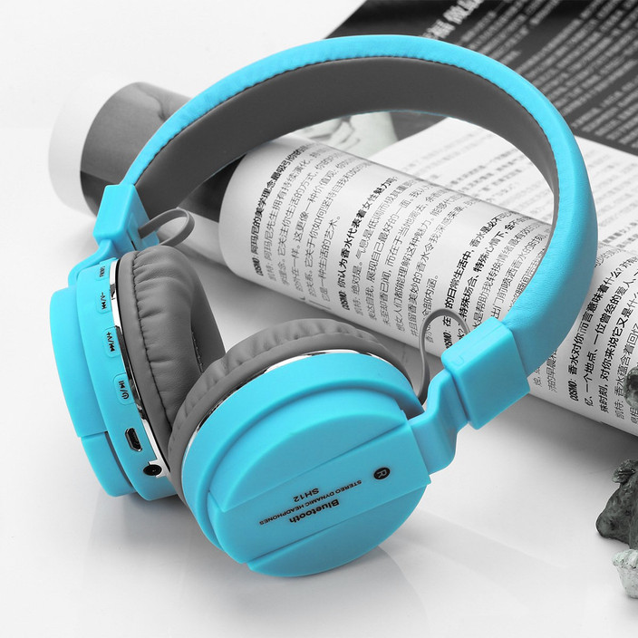 Headset Bluetooth Headphones With Micro Sd Card Slot Wireless