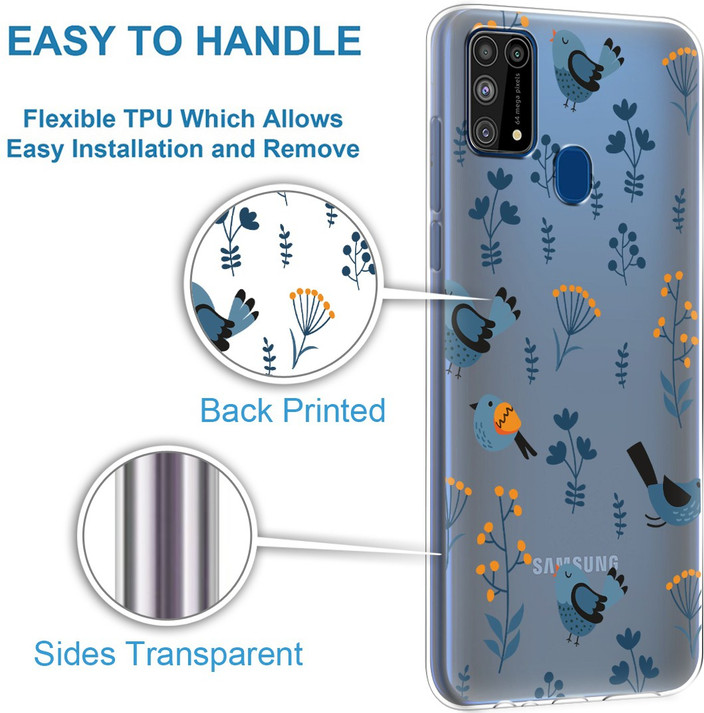 Anti Gores M21 Tempered Glass And Back Cover Phone Case Samsung M21 Ka Back  Cover M21 Ka Cover LIRAMARK