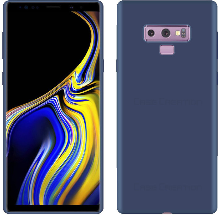 Cover In Silicone Per Samsung Galaxy Note 9 - Design Blue Galaxy, Morbida, Protettiva E Confortevole - Foto 2