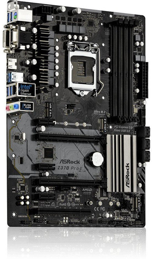 ASRock Z370 PRO4 LGA1151Socket ATX Intel Z370 Chipset DDR4