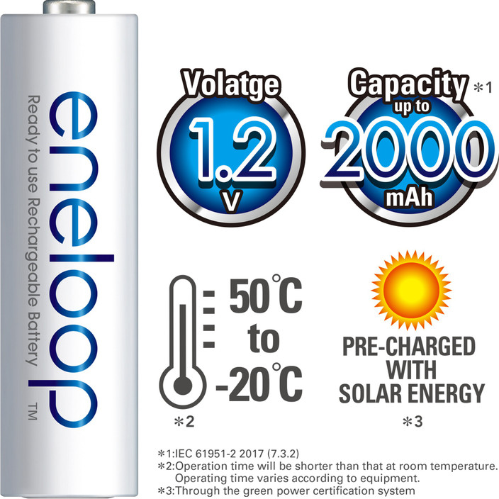 AccuCell Technoline BC 700 Caricabatterie Nero Con 4x Eneloop HR-4UTG E AkkuBox AAA - Foto 3