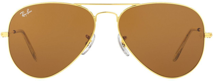 ray ban aviator 55mm brown