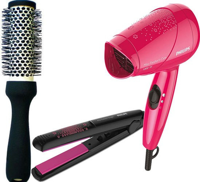 Hair Styling Set Straightener Dryer Curler Combo Price Of Hair