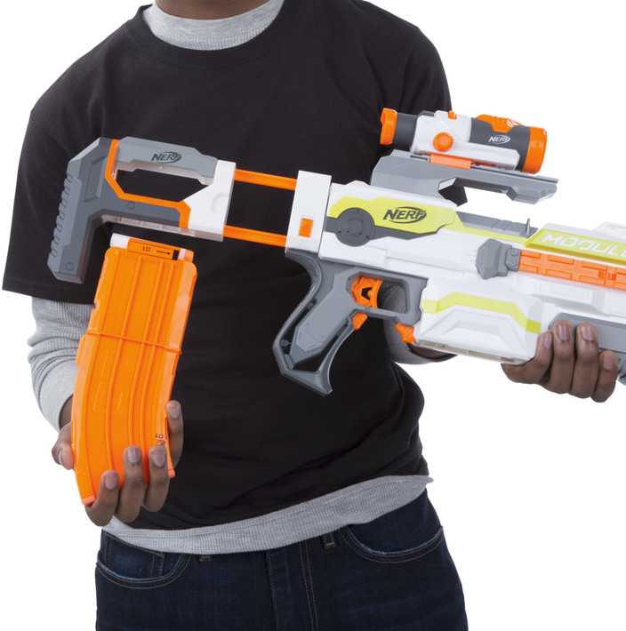 【新品】Nerf MODULUS ECS-10 トイガン Amazon.com: NERF Modulus ECS Motorized Blaster, Removable