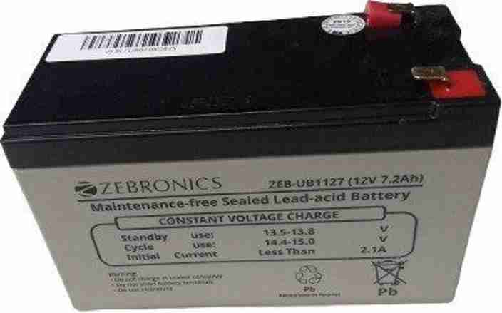 ZEBRONICS ZEB-UB1127 (12V 7.2Ah) 230 V Offline/Standby Tower Model