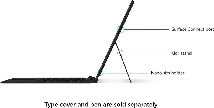 MICROSOFT Surface Pro X Microsoft SQ1 Octa Core (8 GB/128 GB SSD