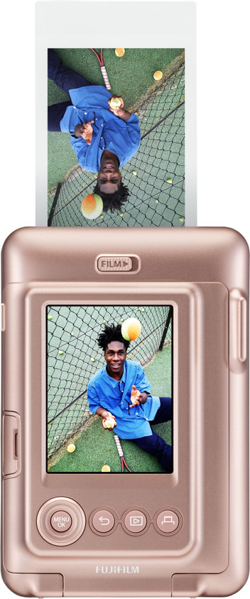 Instant Cameras Fujifilm Instax Mini Link Beige Gold Camera Instax