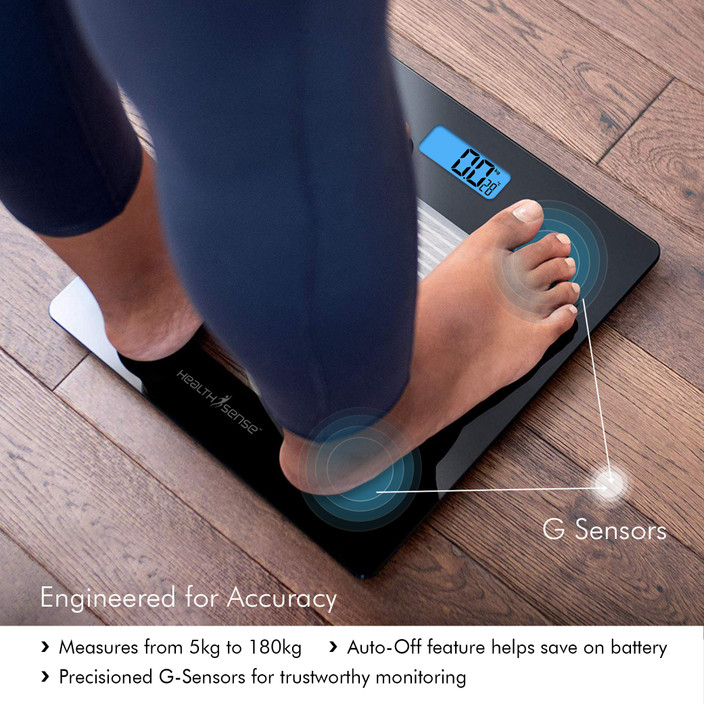 Digital Glass Weighing Scale For Human Health & Personal Weighing Scale For Home Use (Weight Machine Type: Electronic) (Material:Heavy Glass) (Capacity 180 KG)