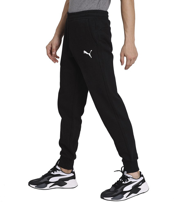 PUMA Essentials Fleece Pants Solid Men Black Track Pants Buy