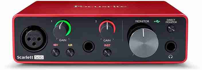 FOCUSRITE SCARLETT SOLO 3RD GEN Audio Interface Price in India