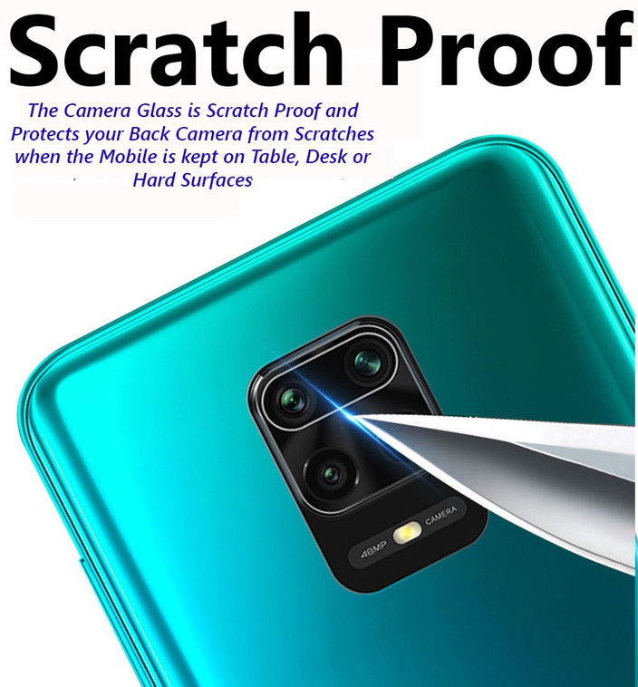 Dainty Back Camera Lens Glass Protector for Poco M2 Pro, Mi Redmi Note  Pro, Mi Redmi Note Pro Max