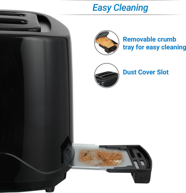 Pop Up Toaster That Is Easy To Clean BOSS Crusty Pop-Up Toaster